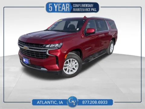 Red 2022 Chevrolet Suburban LT for sale in Atlantic, IA