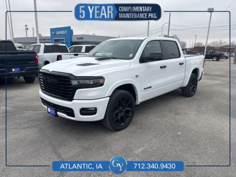 White 2026 Ram 1500 Laramie for sale in Atlantic, IA