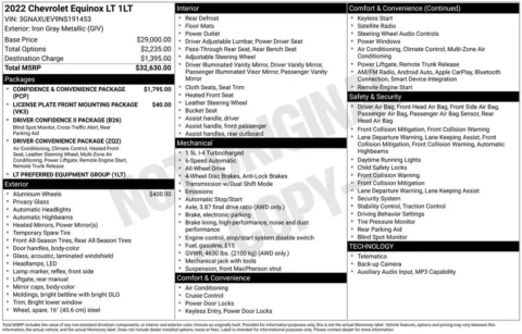 Photos of 2022 Chevrolet Equinox LT for sale in Atlantic, IA at Gregg Young of Atlantic