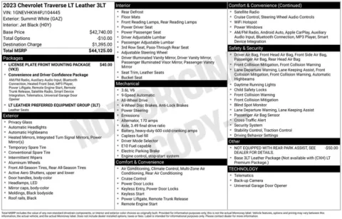 Photos of 2023 Chevrolet Traverse LT Leather for sale in Atlantic, IA at Gregg Young of Atlantic
