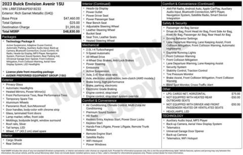 Photos of 2023 Buick Envision Avenir for sale in Atlantic, IA at Gregg Young of Atlantic