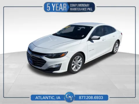 White 2019 Chevrolet Malibu LT for sale in Atlantic, IA