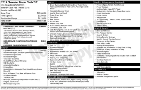 Photos of 2019 Chevrolet Blazer for sale in Atlantic, IA at Gregg Young of Atlantic