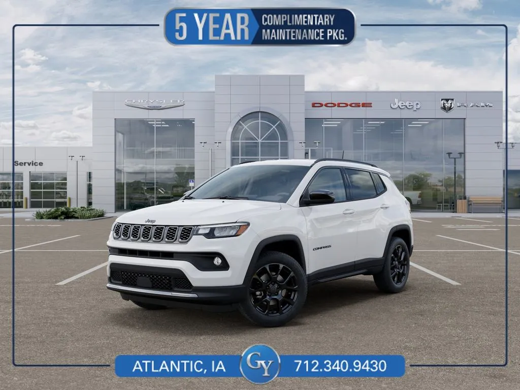 White 2026 Jeep Compass Latitude for sale in Atlantic, IA