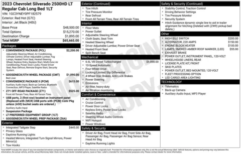 Photos of 2023 Chevrolet Silverado 2500HD LT for sale in Atlantic, IA at Gregg Young of Atlantic