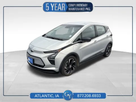 Silver 2022 Chevrolet Bolt EV 2LT for sale in Atlantic, IA