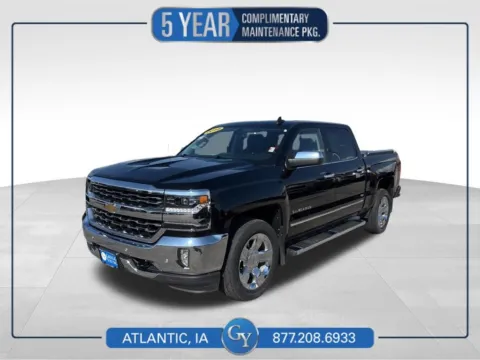 Black 2018 Chevrolet Silverado 1500 LTZ for sale in Atlantic, IA