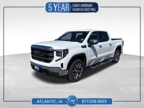 White 2023 GMC Sierra 1500 SLT for sale in Atlantic, IA