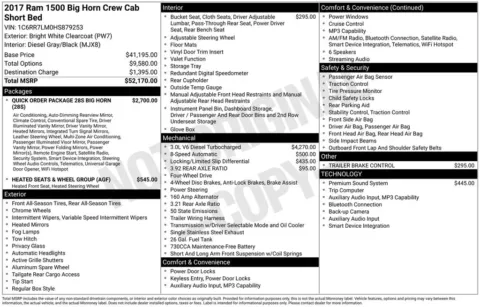 Photos of 2017 Ram 1500 Big Horn for sale in Atlantic, IA at Gregg Young Chrysler Dodge Jeep Ram of Atlantic