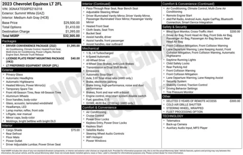 Photos of 2023 Chevrolet Equinox LT for sale in Atlantic, IA at Gregg Young Chrysler Dodge Jeep Ram of Atlantic