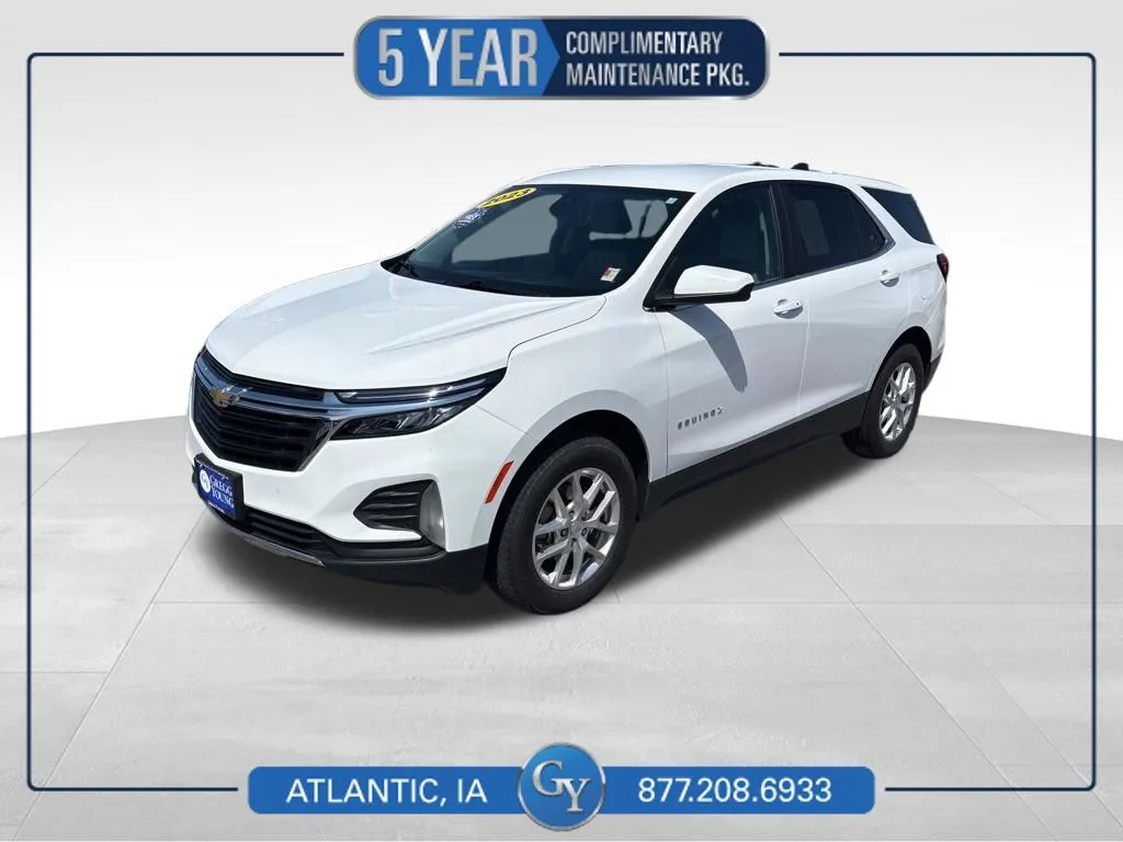 White 2023 Chevrolet Equinox LT for sale in Atlantic, IA