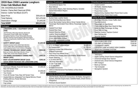 Photos of 2020 Ram 2500 Laramie Longhorn for sale in Atlantic, IA at Gregg Young Chrysler Dodge Jeep Ram of Atlantic