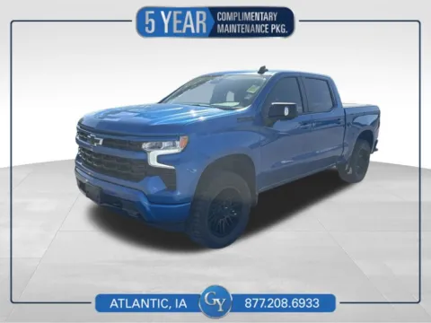 Blue 2022 Chevrolet Silverado 1500 RST for sale in Atlantic, IA