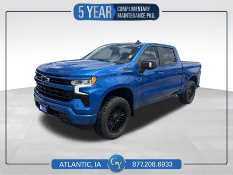 Blue 2022 Chevrolet Silverado 1500 RST for sale in Atlantic, IA
