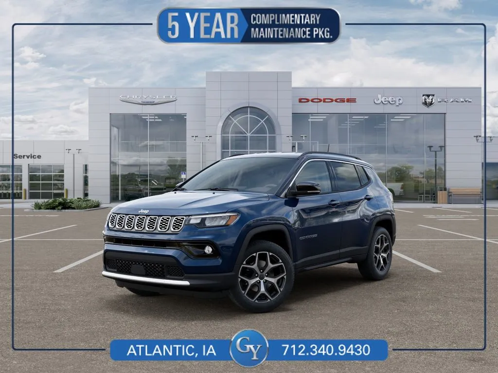 Blue 2026 Jeep Compass Limited for sale in Atlantic, IA