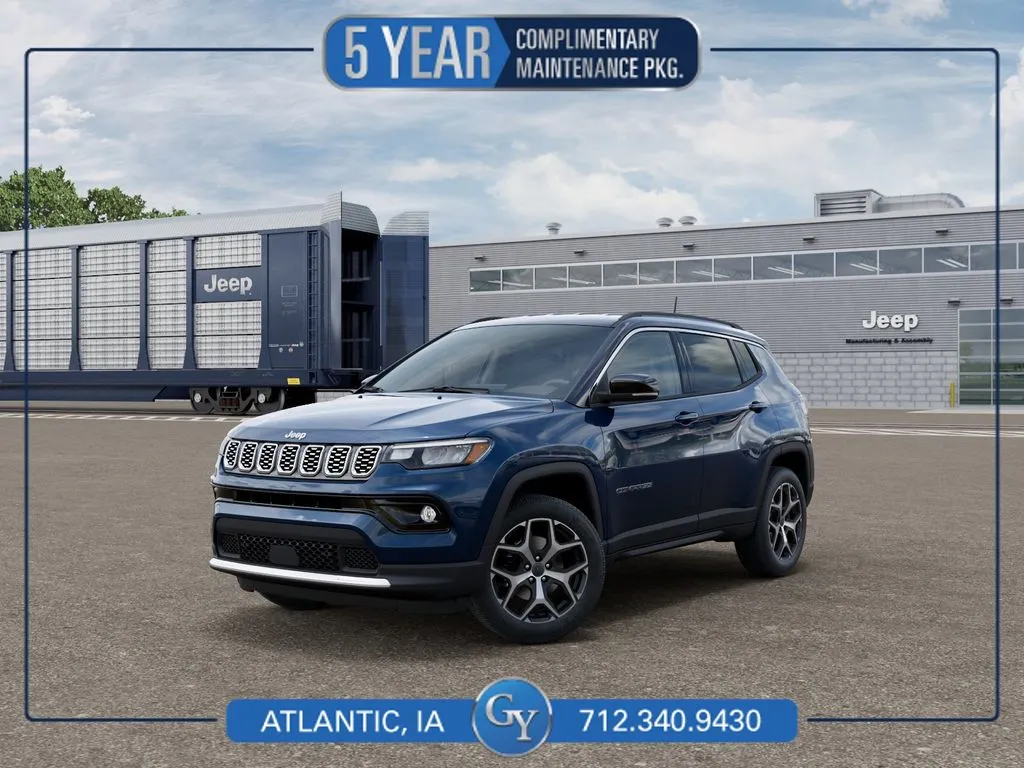 Blue 2026 Jeep Compass Limited for sale in Atlantic, IA