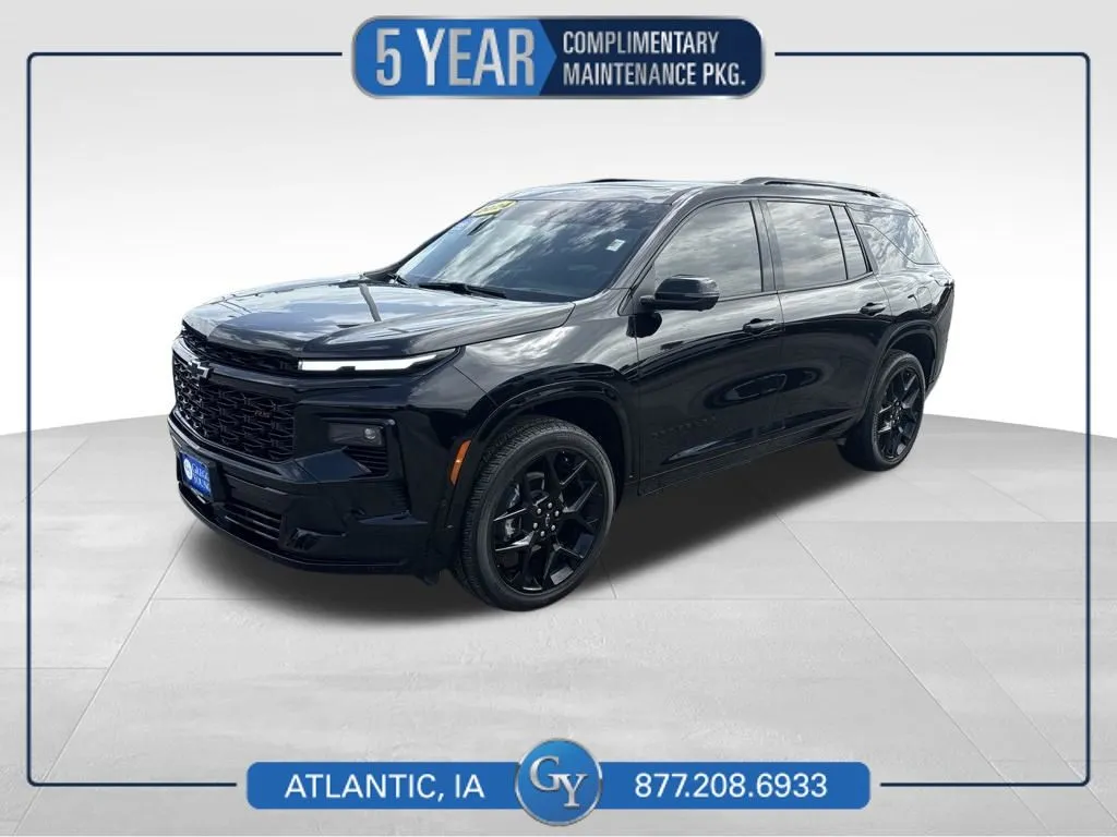 Black 2024 Chevrolet Traverse RS for sale in Atlantic, IA