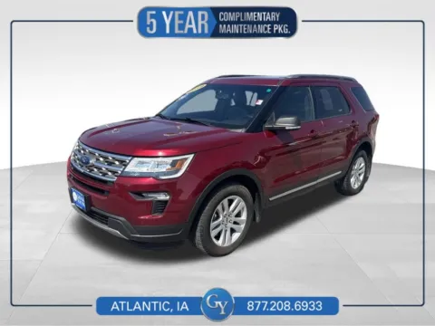 Red 2019 Ford Explorer XLT for sale in Atlantic, IA