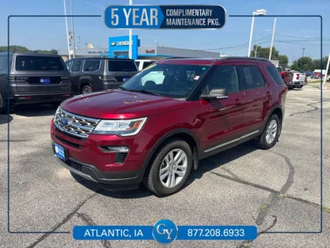 Red 2019 Ford Explorer XLT for sale in Atlantic, IA