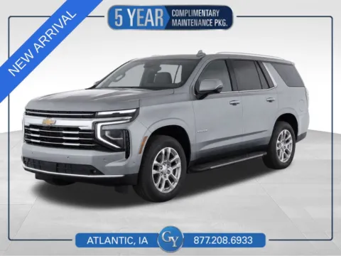 Gray 2025 Chevrolet Tahoe LT for sale in Atlantic, IA