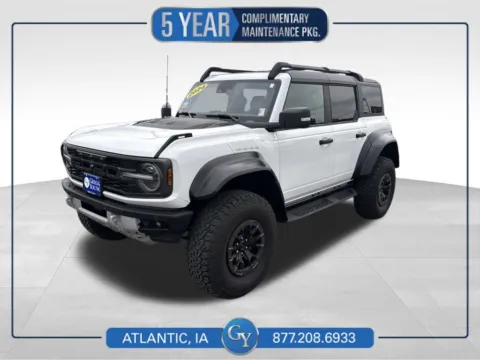 White 2024 Ford Bronco Raptor for sale in Atlantic, IA