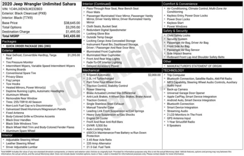 Photos of 2020 Jeep Wrangler Unlimited Sahara for sale in Atlantic, IA at Gregg Young Chrysler Dodge Jeep Ram of Atlantic