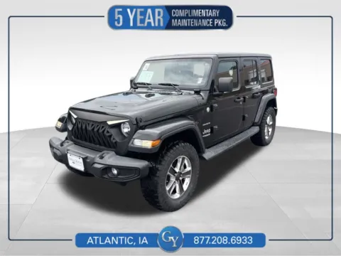 Black 2020 Jeep Wrangler Unlimited Sahara for sale in Atlantic, IA