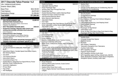 Photos of 2017 Chevrolet Tahoe Premier for sale in Atlantic, IA at Gregg Young Chrysler Dodge Jeep Ram of Atlantic
