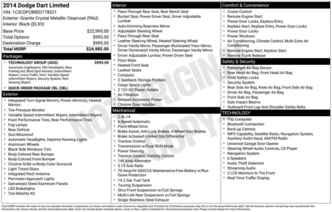 Photos of 2014 Dodge Dart Limited for sale in Atlantic, IA at Gregg Young Chrysler Dodge Jeep Ram of Atlantic