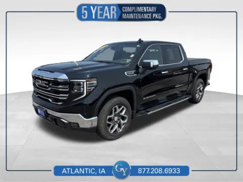 Black 2023 GMC Sierra 1500 SLT for sale in Atlantic, IA