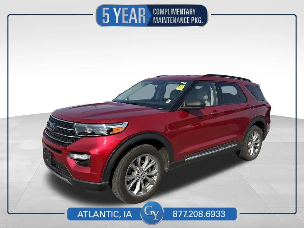 Red 2023 Ford Explorer XLT for sale in Atlantic, IA