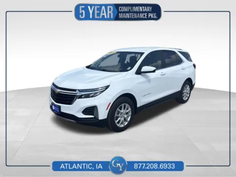 White 2022 Chevrolet Equinox LT for sale in Atlantic, IA