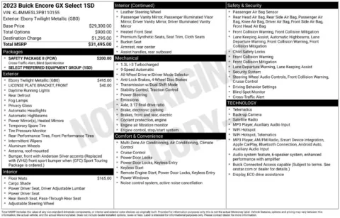 Photos of 2023 Buick Encore GX Select for sale in Atlantic, IA at Gregg Young Chrysler Dodge Jeep Ram of Atlantic