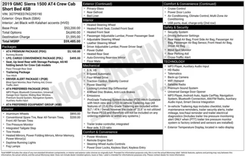 Photos of 2019 GMC Sierra 1500 AT4 for sale in Atlantic, IA at Gregg Young Chrysler Dodge Jeep Ram of Atlantic
