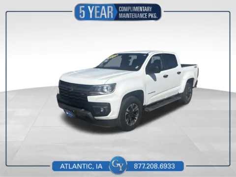White 2022 Chevrolet Colorado Z71 for sale in Atlantic, IA
