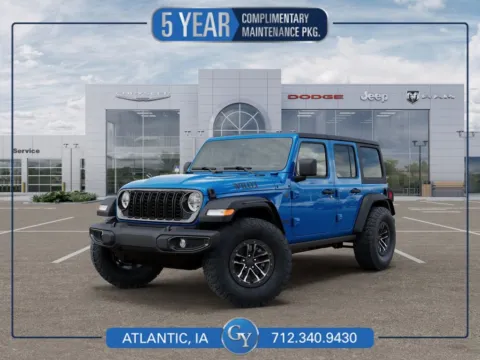 Blue 2026 Jeep Wrangler Willys for sale in Atlantic, IA