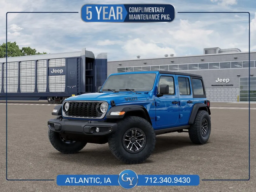 Blue 2026 Jeep Wrangler Willys for sale in Atlantic, IA