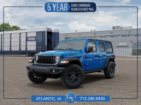 Blue 2026 Jeep Wrangler Willys for sale in Atlantic, IA
