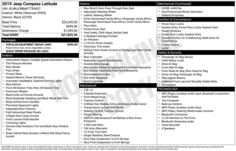 Photos of 2019 Jeep Compass Latitude for sale in Atlantic, IA at Gregg Young Chrysler Dodge Jeep Ram of Atlantic