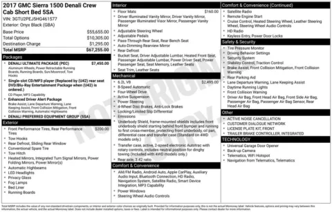 Photos of 2017 GMC Sierra 1500 Denali for sale in Atlantic, IA at Gregg Young Chrysler Dodge Jeep Ram of Atlantic