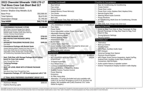 Photos of 2022 Chevrolet Silverado 1500 LTD LT Trail Boss for sale in Atlantic, IA at Gregg Young Chrysler Dodge Jeep Ram of Atlantic
