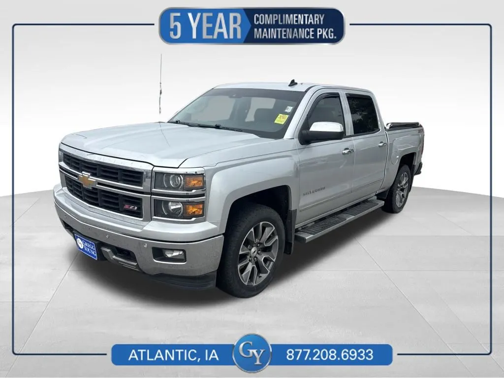 Silver 2014 Chevrolet Silverado 1500 LTZ for sale in Atlantic, IA