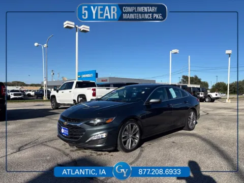 Gray 2021 Chevrolet Malibu LT for sale in Atlantic, IA