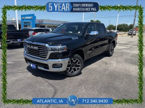 Black 2025 Ram 1500 Laramie for sale in Atlantic, IA