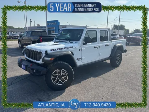 White 2025 Jeep Gladiator Rubicon for sale in Atlantic, IA