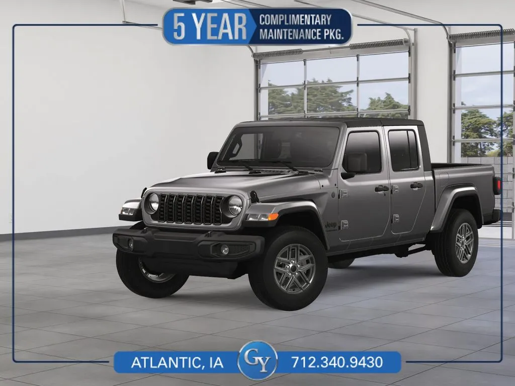 Gray 2025 Jeep Gladiator Sport S for sale in Atlantic, IA