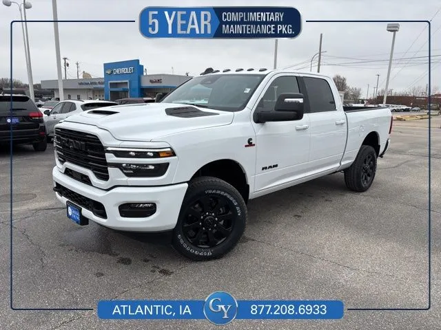 White 2025 Ram 2500 Laramie for sale in Atlantic, IA