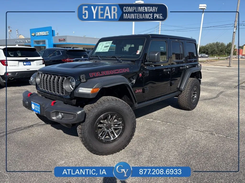 Black 2025 Jeep Wrangler Rubicon for sale in Atlantic, IA
