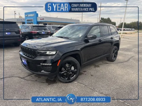 Black 2025 Jeep Grand Cherokee Limited for sale in Atlantic, IA