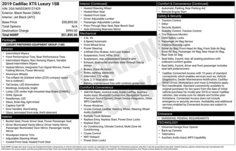 Photos of 2019 Cadillac XTS Luxury for sale in Atlantic, IA at Gregg Young of Atlantic